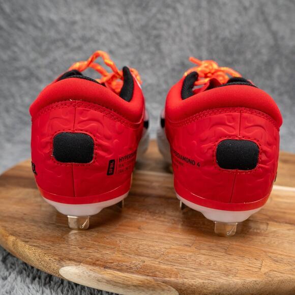 Nike Hyperdiamond 4 Elite Softball Cleats Red/White Women's 8.5 CZ5917-600 READ - Picture 5 of 8